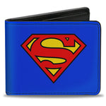 Bi-Fold Wallet - Superman Shield Blue Red Yellow