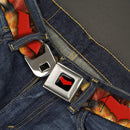 Red Hood Logo Full Color Black Red Seatbelt Belt - Red Hood and the Outlaws #29 Shooting/Explosion Cover Pose/Logo Webbing