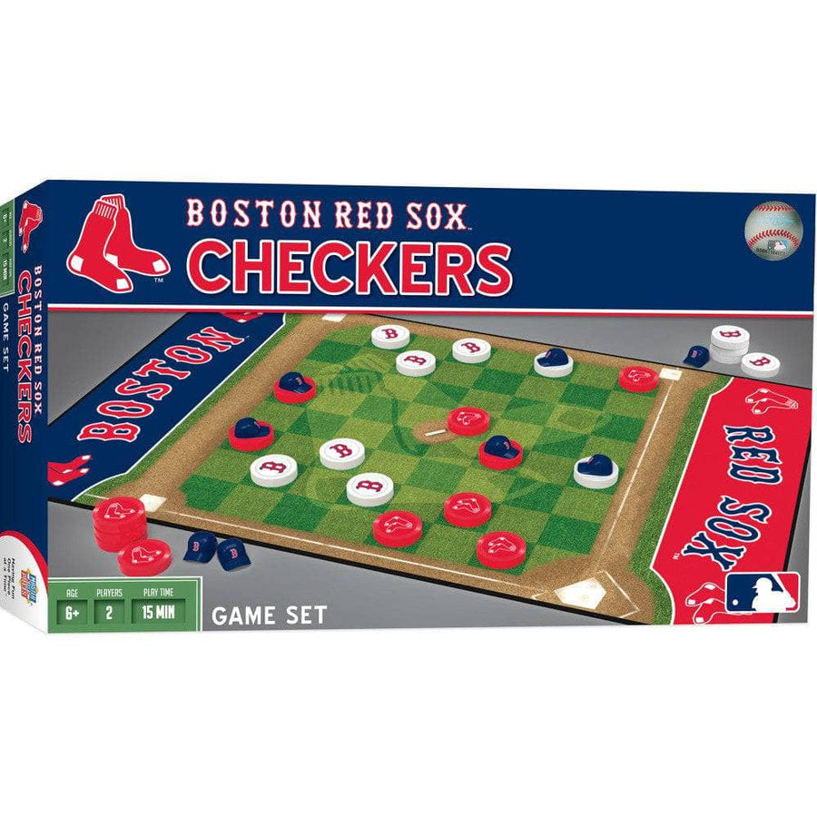 Boston Red Sox Checkers Board Game