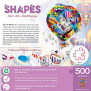 Shapes - Hot Air Balloons 500 Piece Jigsaw Puzzle