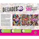 Decades - The 80's 500 Piece Jigsaw Puzzles 3 Pack