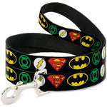 Dog Leash - Justice League Superhero Logos