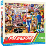 Flashbacks - Vintage Vinyl Records 1000 Piece Jigsaw Puzzle