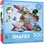 Shapes - Woodland Ducks 500 Piece Jigsaw Puzzle