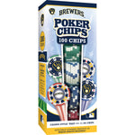 Milwaukee Brewers 100 Piece Poker Chips