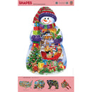 Contours - Snowman Spectacle Shaped 1000 Piece Jigsaw puzzle