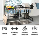 2 Tier Stainless Steel Over Sink Dish Drainer