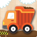 Vehicles Chunky Wood Puzzles - Kids 4-Pack