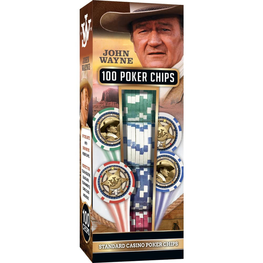 John Wayne 100 Piece Poker Chips