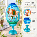Royal Horse Wooden Easter Egg