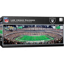 Las Vegas Raiders - 1000 Piece Panoramic Jigsaw Puzzle - Center View