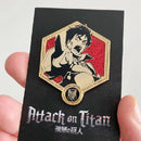 Zen Monkey Attack on Titan Golden Series - 1st Edition Enamel Pin - Select Figure(s)