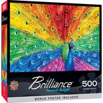 Brilliance - Peacock Delight 500 Piece Jigsaw Puzzle