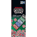 Nebraska Cornhuskers 100 Piece Poker Chips