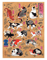 Zodiac Cats Print