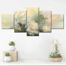 Abstract Bouquet Of Peonies Wall Art