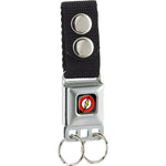 Keychain - Flash Logo Full Color Black