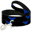 Dog Leash - Nightwing Logo Black/Blue