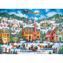 Season's Greetings - Christmas Eve Fly By 1000 Piece Jigsaw Puzzle