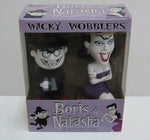 Boris & Natasha (Rocky And Bullwinkle) Funko Wacky Wobbler Action & Toy Figures Spastic Pops 