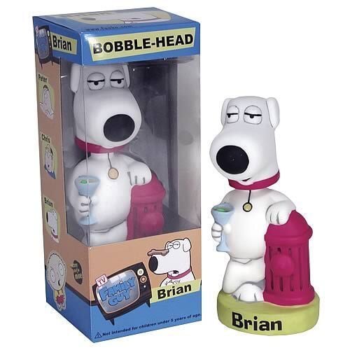 Brian (Family Guy) Funko Wacky Wobbler Action & Toy Figures Spastic Pops 