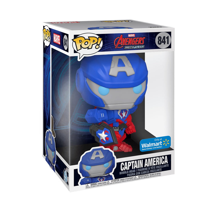 Captain America (Mecha) (Jumbo) Action & Toy Figures Spastic Pops 