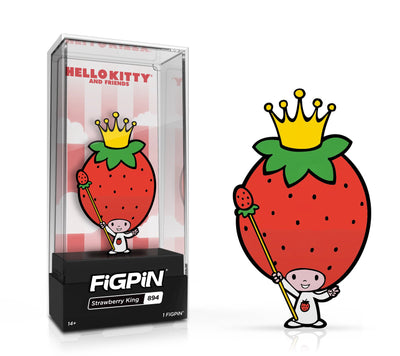 FiGPiN Classic HELLO KITTY AND FRIENDS - Strawberry King (894) Edition Size 1000pcs Spastic Pops 
