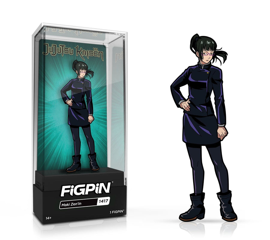 FiGPiN Classic: Jujutsu Kaisen - Maki Zen'in #1417 (Edition Size: 1000) Action & Toy Figures Spastic Pops 
