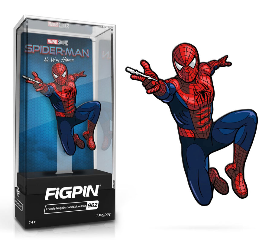 FiGPiN Classic MARVEL STUDIOS Spider-Man No Way Home: Friendly Neighborhood Spider-Man (962) - LE1500 (Common) Spastic Pops 