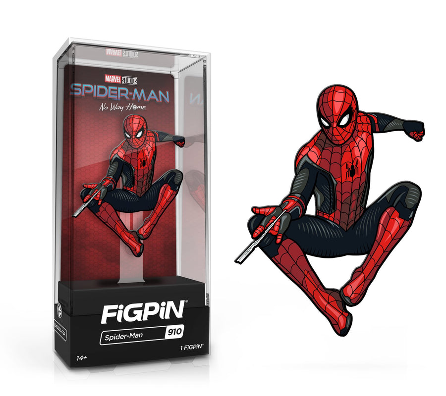 FiGPiN Classic Marvel Studios Spider-Man: No Way Home - Spider-Man Red Suit (910) 1st Edition - 1,500 Units Spastic Pops 