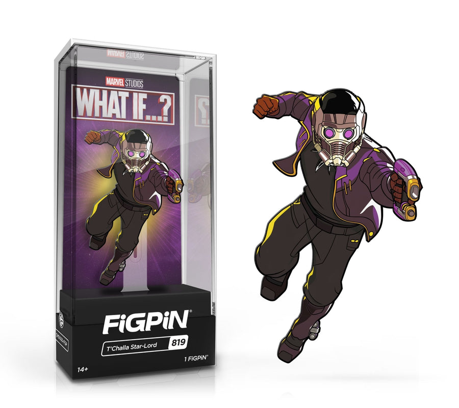 FiGPiN Classic MARVEL'S What If...? - T'Challa Star-Lord (819) (1ST EDITION LE2K) Spastic Pops 