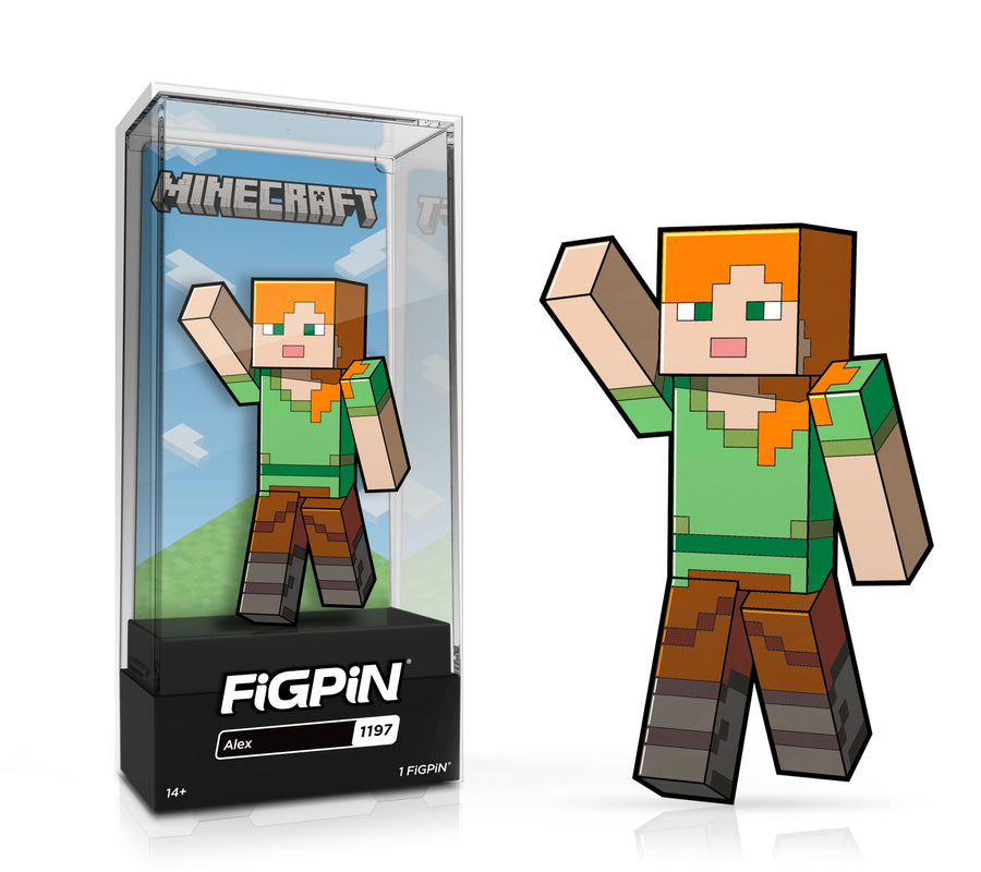FiGPiN Classic: Minecraft - Alex (1197) [1st Edition Size 1250] Spastic Pops 