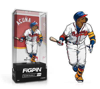 FiGPiN Classic MLB Ronald Acuña Jr. (S20) FiGPiN COMMON 1st Edition (LE2000) Spastic Pops 
