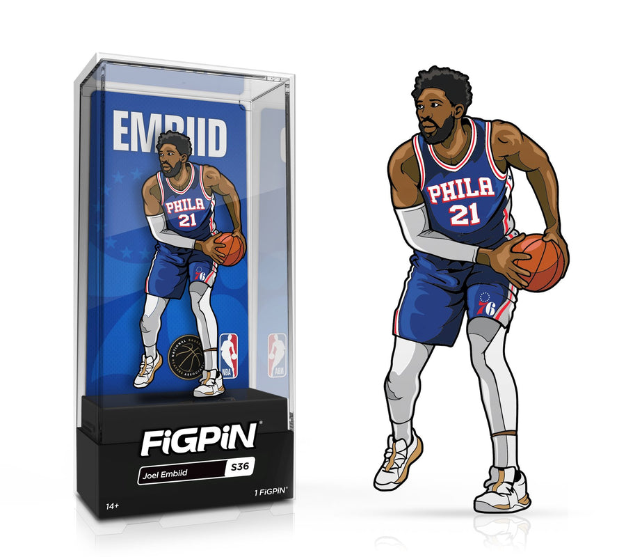 FiGPiN Classic: NBA -Joel Embiid (S36) [1st Edition Size 1500] Spastic Pops 
