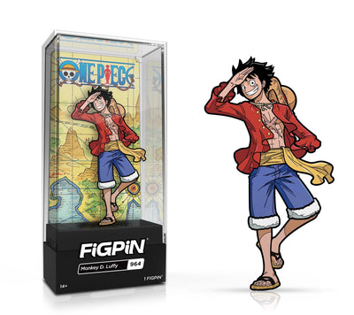 FiGPiN Classic ONE PIECE Monkey D. Luffy (964) Edition Size - 2,500 Units Spastic Pops 