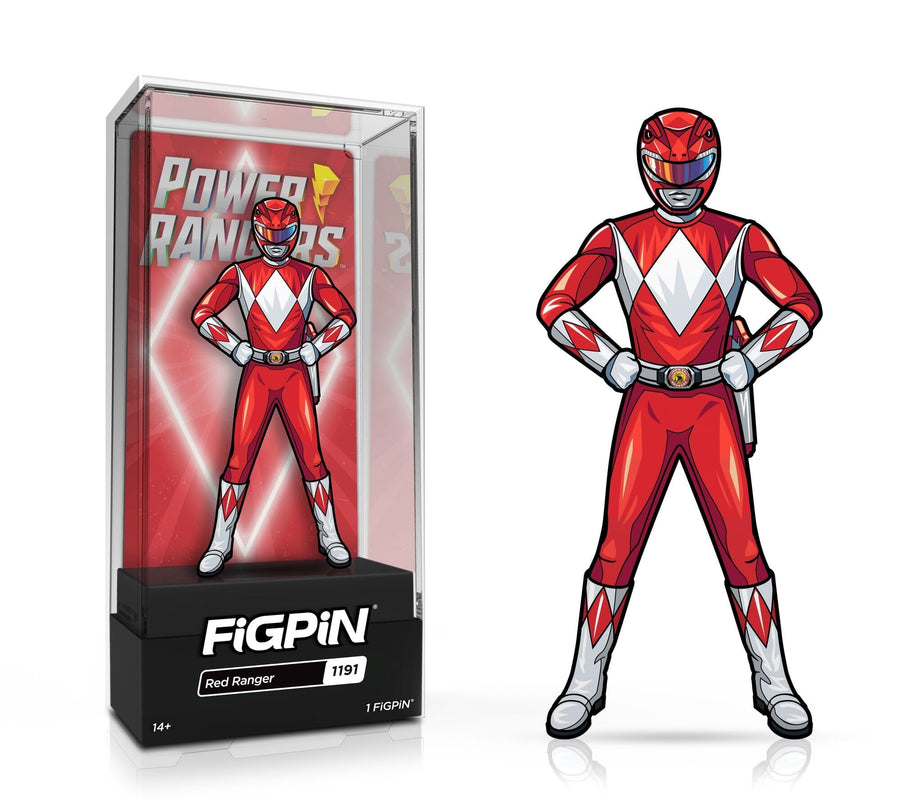 FiGPiN Classic: Power Rangers - Red Ranger (1191) Action & Toy Figures Spastic Pops 