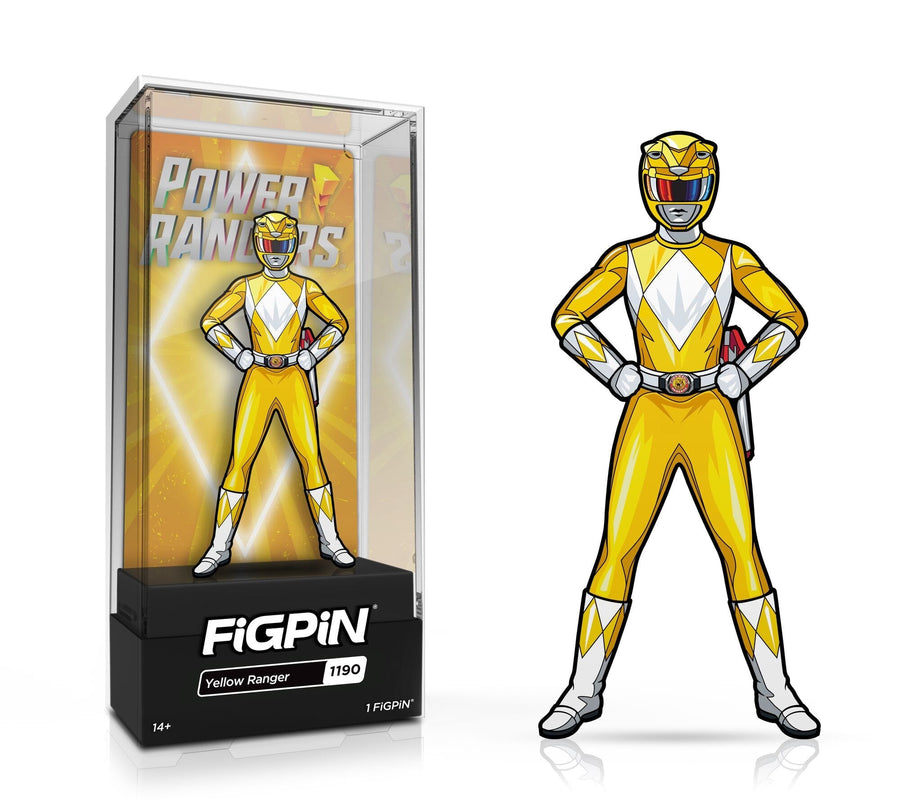 FiGPiN Classic: Power Rangers - Yellow Ranger (1190) Action & Toy Figures Spastic Pops 