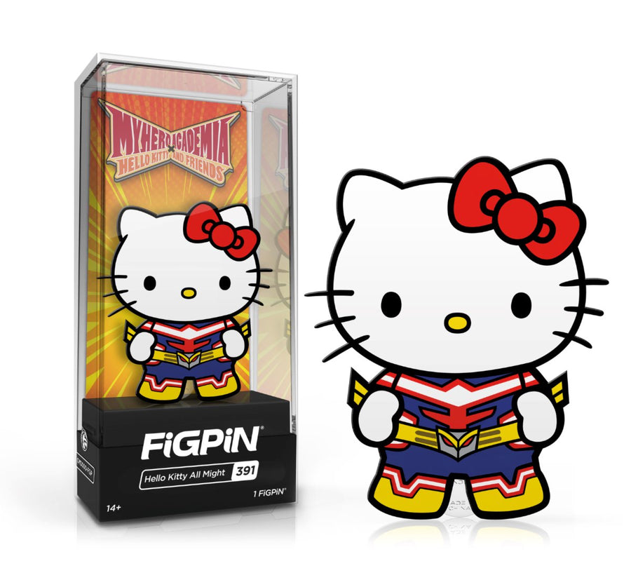 FiGPiN Classic SANRIO x MHA - Hello Kitty All Might (391) Spastic Pops 