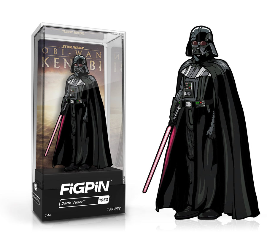 FiGPiN Classic STAR WARS Obi-Wan Kenobi - Darth Vader (1050) 1st Edition Spastic Pops 