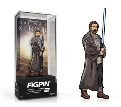 FiGPiN Classic STAR WARS Obi-Wan Kenobi - Obi-Wan Kenobi (1049) FiGPiN 1st Edition Spastic Pops 