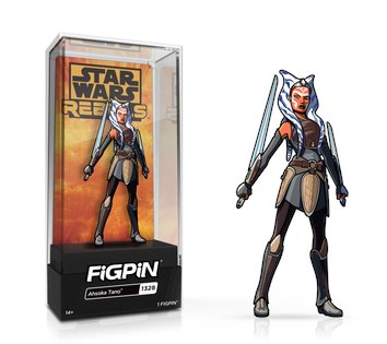 FiGPiN Classic: Star Wars Rebels - Ahsoka Tano #1328 (Edition Size: 1500) Action & Toy Figures Spastic Pops 