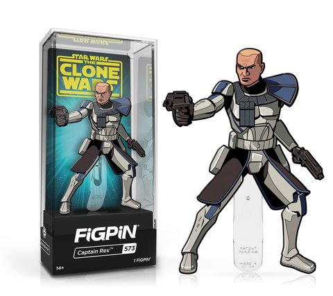 FiGPiN CLASSIC: Star Wars: The Clone Wars - Captain Rex (No Helmet) 573 Action & Toy Figures Spastic Pops 
