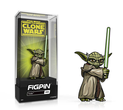 FiGPiN Classic Star Wars The Clone Wars: Yoda (998) - LE2000 (Common) Spastic Pops 