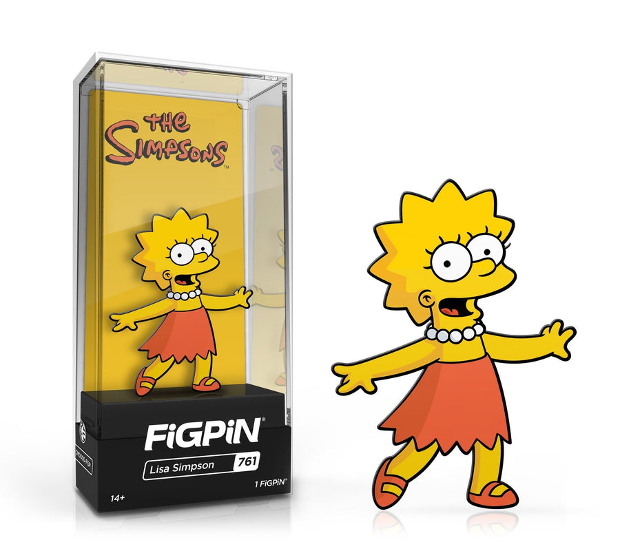 FiGPiN Classic THE SIMPSONS - Lisa Simpson (761) (1ST EDITION LE3K) Spastic Pops 