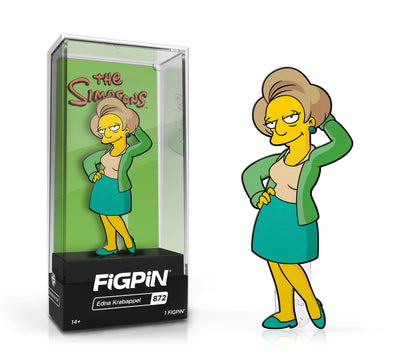 FiGPiN Classic THE SIMPSONS Series 2 - Edna Krabappel (872) (LIMITED EDITION LE2000) Spastic Pops 