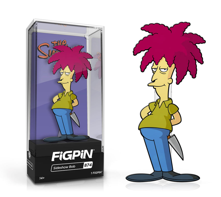 FiGPiN Classic THE SIMPSONS Series 2 - Sideshow Bob (874) (1ST EDITION LE2000) Spastic Pops 