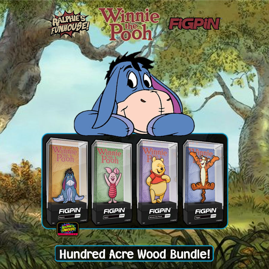 FiGPiN Classic: Winnie the Pooh - Hundred Acre Wood Bundle Spastic Pops 