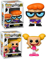 Funko Dexter and His Laboratory Cartoon Network Pop! Animation Bundle: Dexter 1067 + Dee Dee 1068 (2 Figures) Spastic Pops 