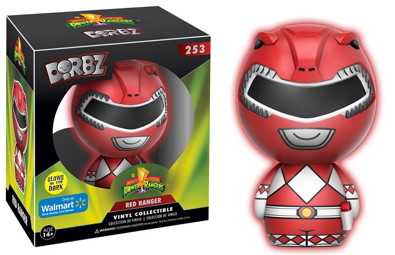 Funko Dorbz: Red Ranger (Glow In the Dark) Spastic Pops 