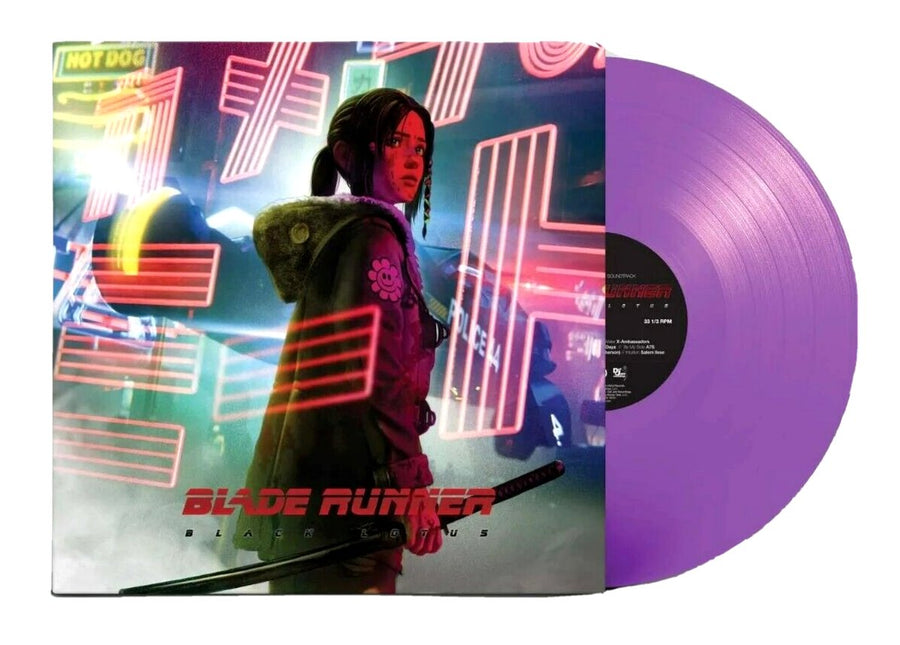 Funko Mondo Vinyl Record: Blade Runner Black Lotus Orig Anime TV Soundtrack LP Vinyl Record [NEON Magenta] Action & Toy Figures Spastic Pops 